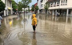Das Hochwasser vom Montagabend beschäftigt die Betzinger immer noch.  FOTO: STADT