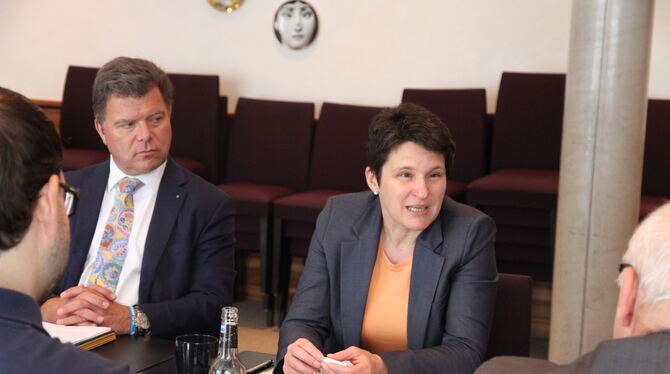 Die gebürtige Sigmaringerin Tanja Gönner ist seit sechs Jahren Vorstandssprecherin der GIZ in Eschborn. FOTO: IHK