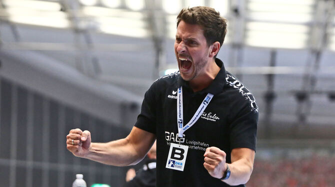 Spielte früher für Pfullingen: Ludwigshafens Trainer Benjamin Matschke.   FOTO: EIBNER