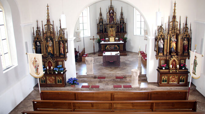 In die Sanierung der Heilig-Kreuz-Kirche in Oberstetten ist in den vergangenen Jahren rund eine Million Euro investiert worden.