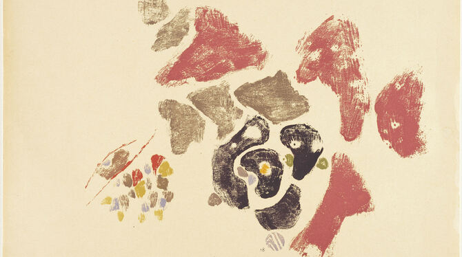 Julius Bissier: »Zerstreute Elemente«, 1948.  FOTO: AXEL KILLIAN/VG BILD-KUNST