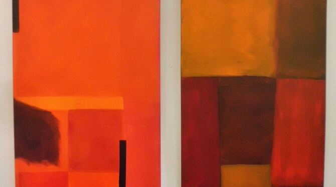 Ulrike Holzapfel: »Farbraum«.  FOTO: VOLLMER