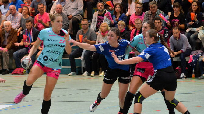 Rückraumspielerin Maria Obradovic (vorne) und ihreTeamkolleginnen vertreten auch in der neuen Saison wieder im EHF-Cup die Metzi