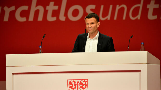 Marketing-Vorstand Jochen Röttgermann macht es derzeit enorm Spaß, für den VfB Stuttgart zu arbeiten.  FOTO: EIBNER