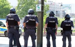 Großeinsatz der Polizei in Stuttgart