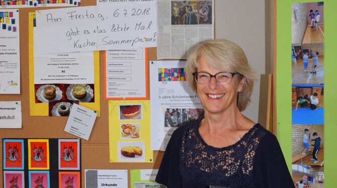 17 Jahre lang hat Angelika Sieber die Pfullinger Förderschule geleitet.  FOTO: SCHÖBEL