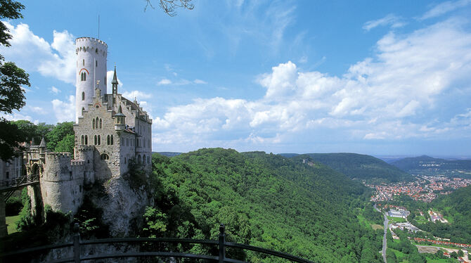 Schloss Lichtenstein, aber ohne Schäfchenwolken  FOTO: MYTHOS SCHWALB