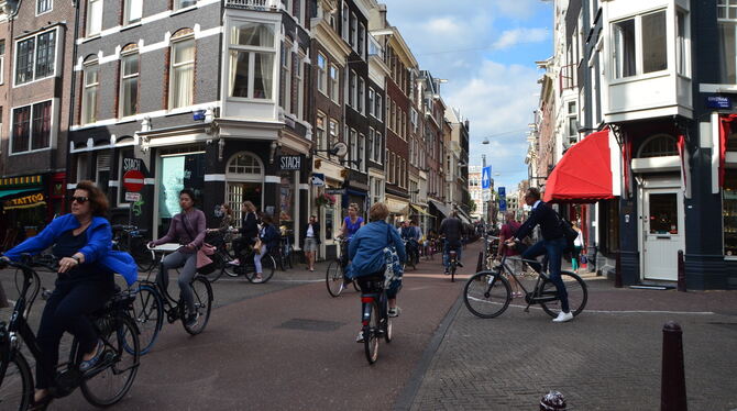 Vorbildliche Infrastruktur zeitigt offensichtlich  Folgen: 25 Euro pro Einwohner und Jahr gibt Amsterdam (im Bild) für die Förde