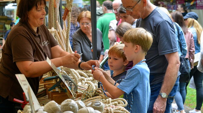 Im Stadtgarten wurde für die kleinen Besucher einiges geboten.