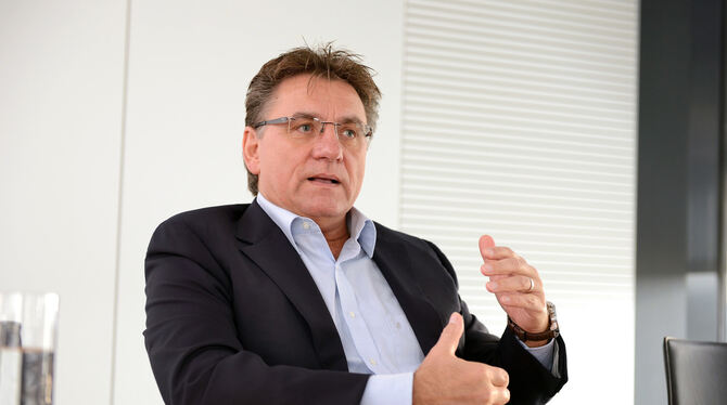 Manz-Vorstandschef Eckhard Hörner-Marass