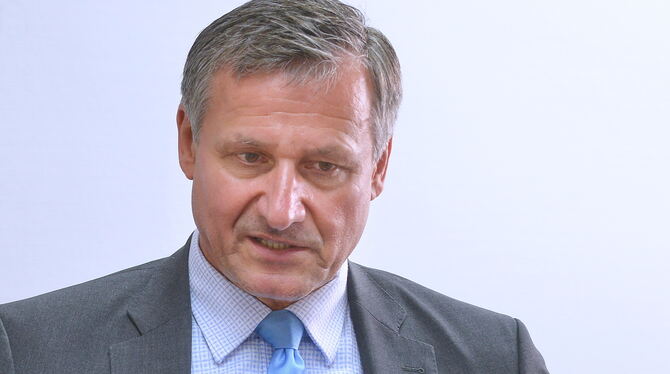 Angriffslustig zeigte sich FDP-Frationschef Hans-Ulrich Rülke im Gespräch mit dem GEA.   FOTO: NIETHAMMER
