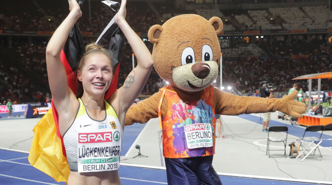 Hat die Herzen der deutschen Leichtathletik-Fans bei den Europameisterschaften im Sturm erobert: Sprinterin Gina Lückenkemper ju