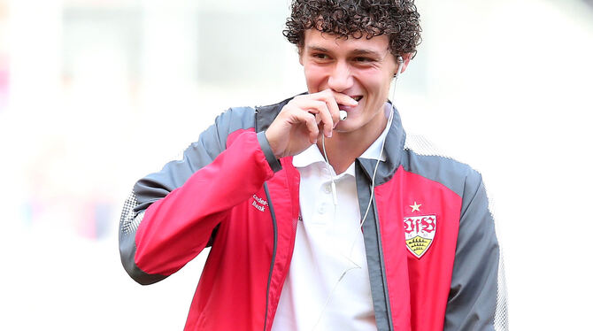 Noch eine Saison beim VfB Stuttgart: Weltmeister Benjamin Pavard. FOTO: EIBNER