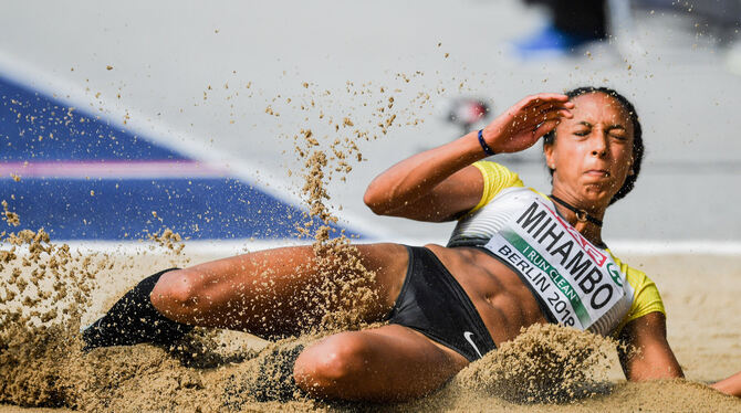 Mit 6,71 Meter ins Finale: Weitspringerin Malaika Mihambo. FOTO: DPA