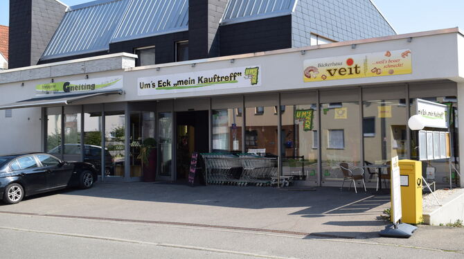 An dieser Stelle in Grafenbergs Ortsmitte gibt es bereits ein Lebensmittelangebot unter einem Dach. Die Metzgerei Gneiting biete