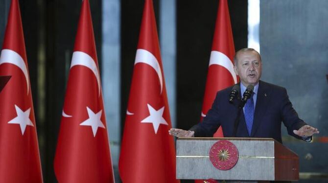 Erdogan in Ankara