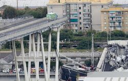 Autobahnbrücke in Genua