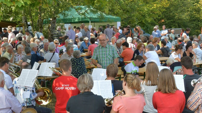 Höhepunkt im 125. Geburtstagsjahr der Schwäbischen Albvereins-Ortsgruppe: Das Filsenbergfest auf dem 800 Meter hohen Öschinger H