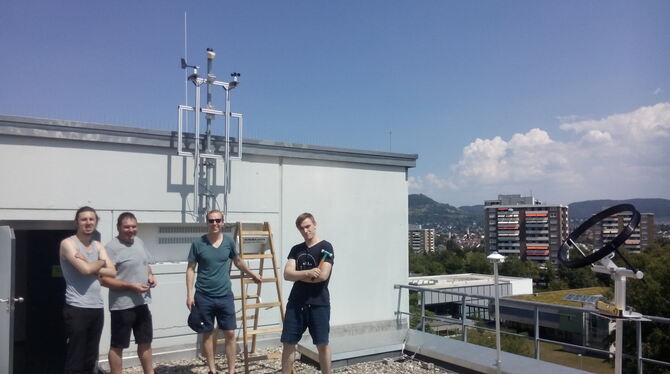 Die Hochschule hat jetzt eine eigene Wetterstation. FOTO: HOCHSCHULE