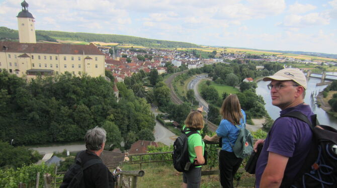 Vom Himmelreich bei Gundelsheim ist die Aussicht auf den Neckar und die Deutschordensburg einfach herrlich. FOTOS: OELKUCH