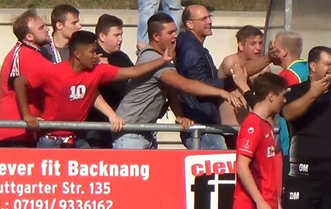 Ausschreitungen beim Spiel des SSV Reutlingen