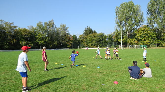 Immer am Ball, immer Action: Das Sportcamp des TSV Betzingen war wieder ein voller Erfolg. FOTO: VEREIN