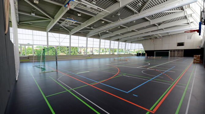 Die Sporthalle Sonnenbühl in Genkingen. GEA-Archivfoto