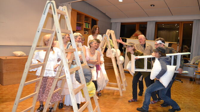 Action im Probenraum: Das Theaterensemble »WannDelbar« macht weiter und sucht für seine Aufführungen wieder Männer und Frauen, d