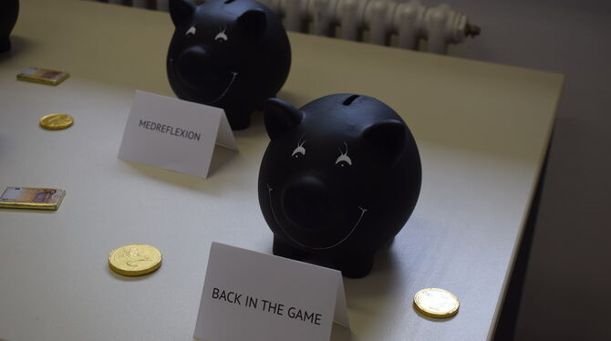 Je besser die Chancen, desto mehr Münzen erhielten die Schweine der einzelnen Teams.