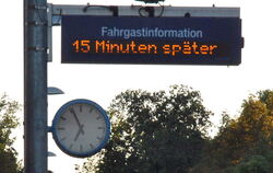 Züge der Zollern-Alb-Bahn haben durch Langsamfahstellen aufgrund von Schienenschäden derzeit viel Verspätung, Pendler kommen zu 