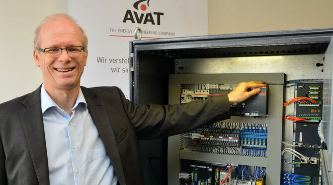 Frank Ganssloser, Gründer und alleiniger Geschäftsführer und Gesellschafter der Avat Automation GmbH. FOTO: NIETHAMMER