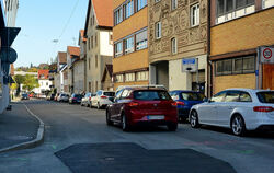 Die Beutterstraße wird ab Montag gesperrt. Die umfangreichen Sanierungsmaßnahmen dauern voraussichtlich bis Dezember.  FOTO: NIE