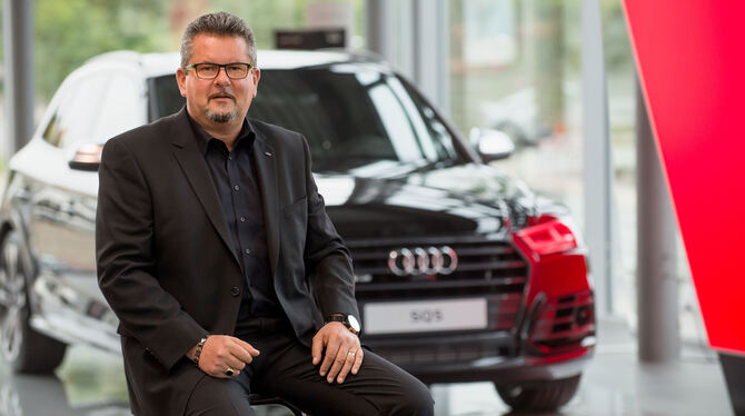 Harald Stuis, Geschäftsführer des Autohauses Heusel und damit auch Chef des Audi-Zentrums Reutlingen. FOTO: TRINKHAUS
