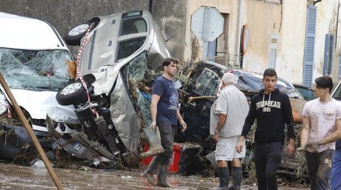 Unwetter auf Mallorca