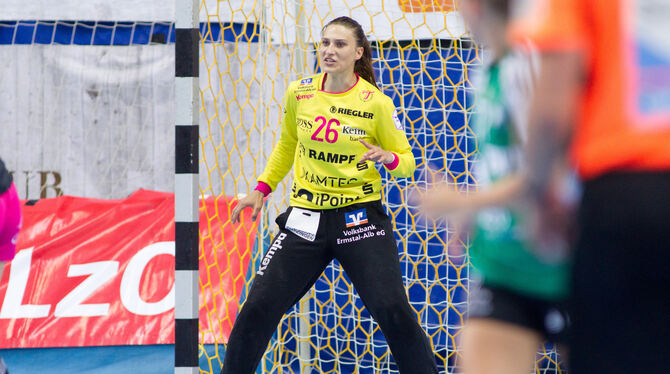 Metzingens großer Rückhalt in Astrachan: Nationaltorhüterin Isabell Roch glänzt im EHF-Cup-Hinspiel in Russland mit 16 Paraden.