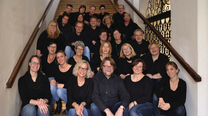 Der Dettinger Chor Vocal Affair (Foto) begrüßt im Zillenhartsaal als Gäste den Chor Lacuna aus Lichtenstein und TonArt aus Hülbe