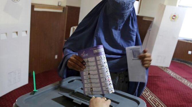Wahllokal in Kabul