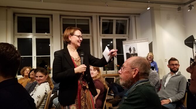 Europa kann auch Spaß machen: Lockere Runde mit Staatsministerin Annette Widmann-Mauz beim Bürgerdialog im Deutsch-Französischen