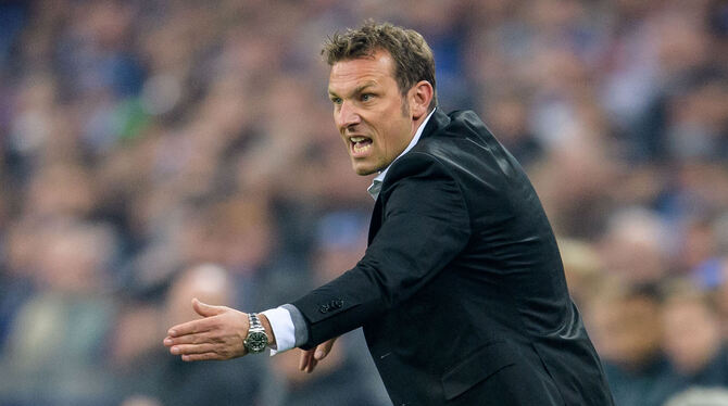 Kann auch sehr laut werden: VfB-Cheftrainer Markus Weinzierl. FOTO: DPA