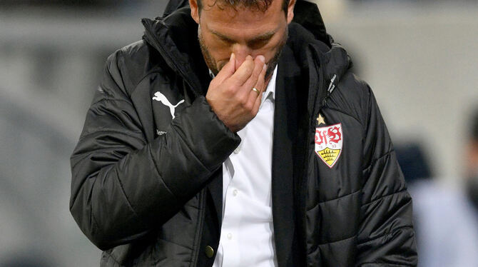 Nicht mehr weit bis Liga zwei: VfB-Cheftrainer Markus Weinzierl. FOTO: DPA