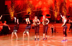 Sportlich und elegant: Die Rope-Skipping-Gruppe aus Poltringen.