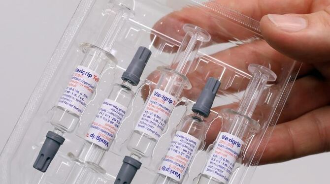 Spritzen für Grippeschutzimpfungen