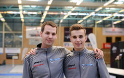 Top, die TSG-Fechter Bastian Lindenmann (links) und Dominik Geckeler  FOTO: PIETH