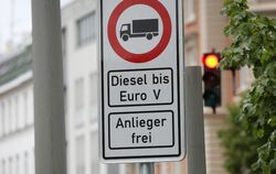 Dieselfahrverbotsschild