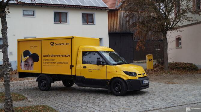 Ein Streetscooter der Deutschen Post.