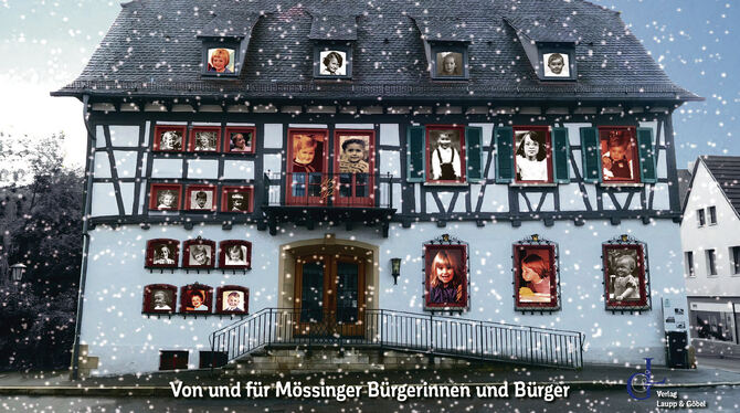 Ein bisschen Winteridylle darf schon sein: Das Titel- und Leitblatt des Mössinger Adventkalenders in seiner neuesten Ausgabe. GE
