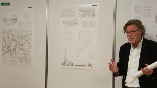 »Anspruchsvoll mit offener Adresse«. Professor Gerd Ackermann erklärt, wie das neue Gemeindehaus für St. Andreas aussehen und wi