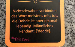 Das Kartenspiel »Schwätz koin Bapp!« erklärt Schwäbisch für Neigschmeckte. Gibt’s auch im GEA-Service-Center. FOTO: RAISER