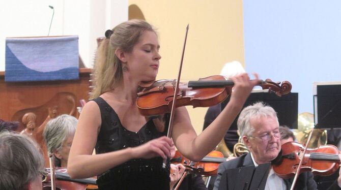 Solistin Eva Schall. FOTO: STRÖHLE