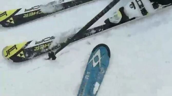 Skier auf dem Schnee